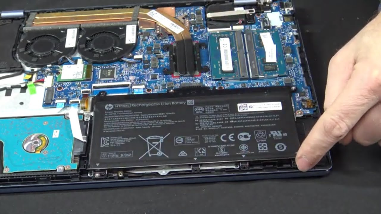 How to Replace the Battery of the HP HT03XL